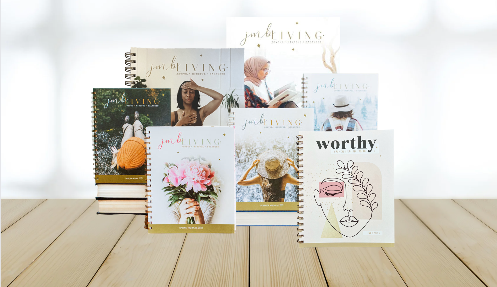 JMB Living Seasonal Guided and Self-Love Wellness Journals